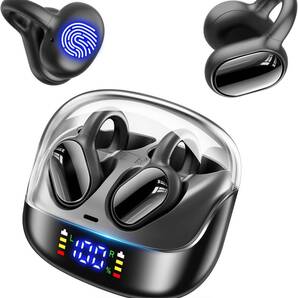 イヤホン bluetooth ワイヤレスイヤホン Bluetooth5.4 イヤーカフ イヤホン オープンイヤー イヤホン 骨伝導の進化 耳挟み型 耳を塞がない