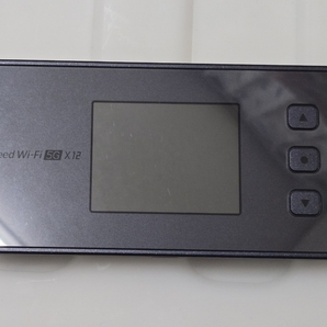 NEC Speed Wi-Fi 5G X12 NAR03 シャドーブラック モバイルルーター SIMフリー KDDI AU UQ WiMAX