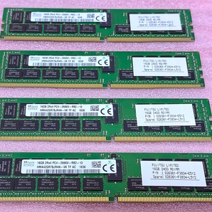 ◎SK hynix HMA42GR7BJR4N-VK 4枚セット - PC4-21300/DDR4-2666/PC4-2666V ECC REG/Registered 288Pin DDR4 RDIMM 64GB(16GB x4) 動作品