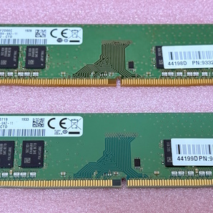 ●Samsung M378A1K43CB2-CTD 2枚セット - PC4-21300/DDR4-2666/PC4-2666V 288Pin DDR4 UDIMM 16GB(8GB x2) 動作品