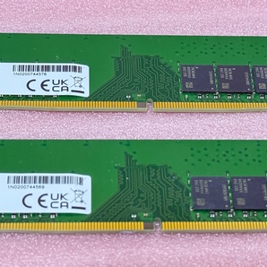 ◎ADATA D4D3200-16G2A - PC4-25600/DDR4-3200 Samsungチップ 288Pin DDR4 UDIMM 32GB(16GB x2) 動作品