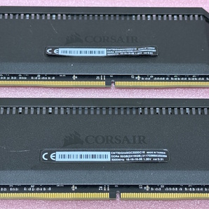 ∠Corsair DOMINATOR CMT32GX4M2C3200C16 - PC4-25600/DDR4-3200 288Pin DDR4 UDIMM 32GB(16GB x2) 動作品