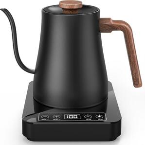 電気ケトル コーヒー 1℃単位温度調整 0.8L 小型 細口 ドリップポット 4