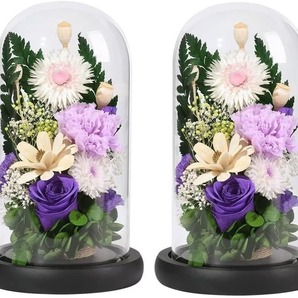 YKFN お供え プリザーブドフラワー 仏壇用 仏花 お悔やみの花 菊花 カーネ