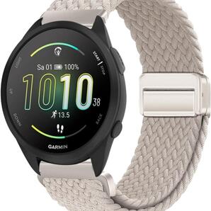 For Garmin Forerunner 弾性ナイロン製 替えベルト