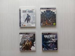 ps3 4本セット ロストプラネット ロストプラネット2 コール オブ デューティ ゴースト フロントミッション エボルヴ