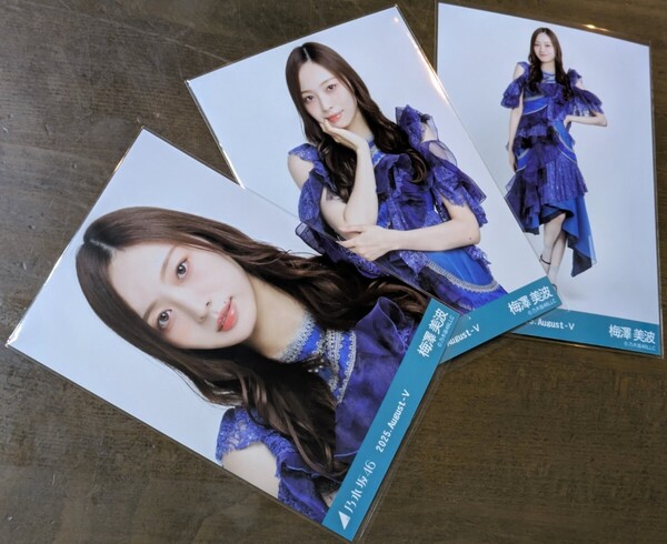 乃木坂46 梅澤美波 13thBDライブ衣装2 Web限定 生写真 3種 2025.August-Ⅴ コンプ