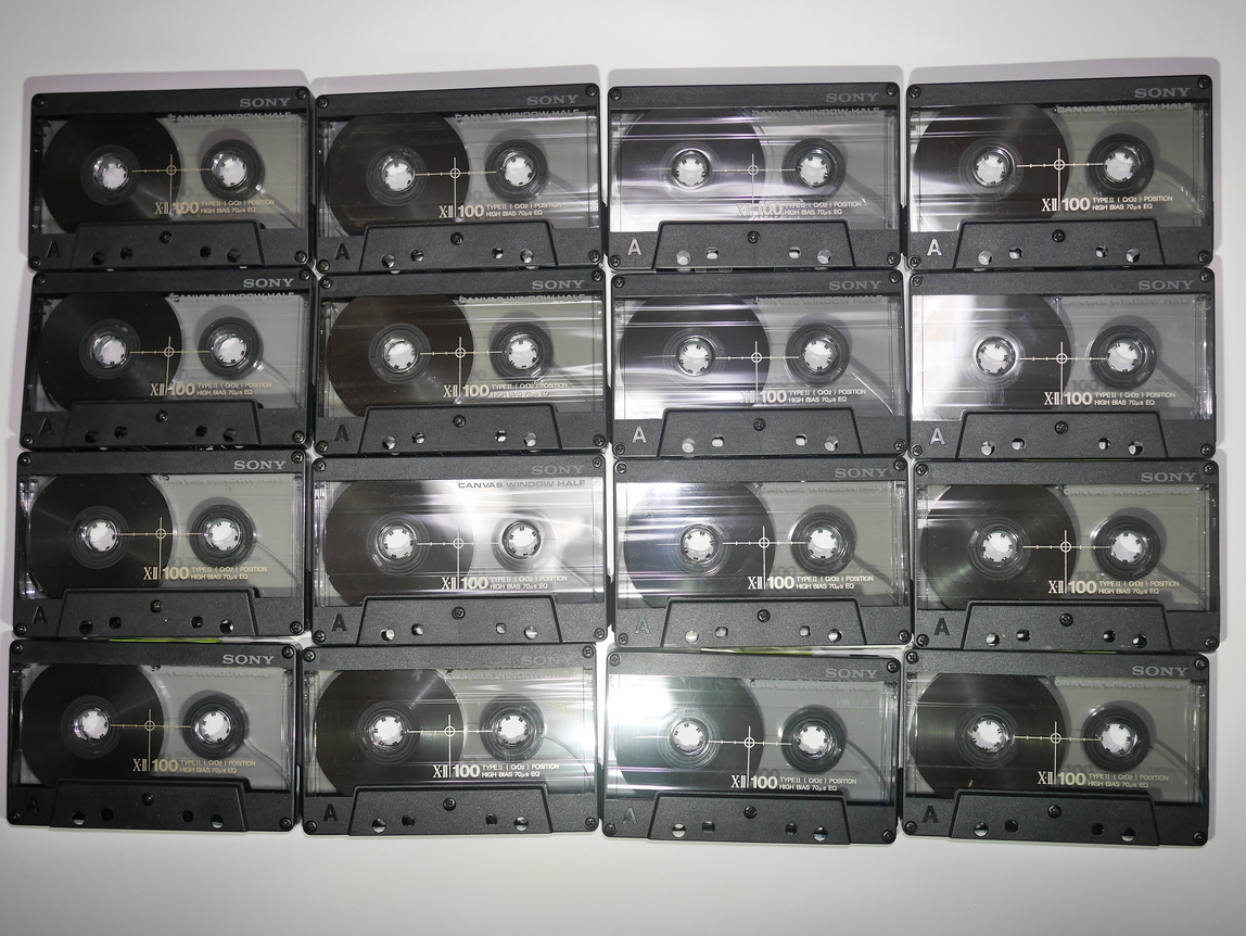 CASSETTE TAPE SONY X2 XⅡ 100 ソニー クローム TY