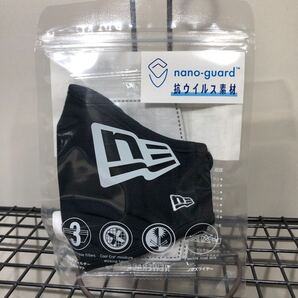 NEW ERAニューエラ フェイスカバーリング マスク ナノガード ブラック 1枚 12864945