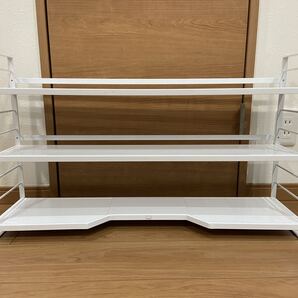 山崎実業(Yamazaki) コンロ奥ラック 3段 ホワイト tower タワー 棚