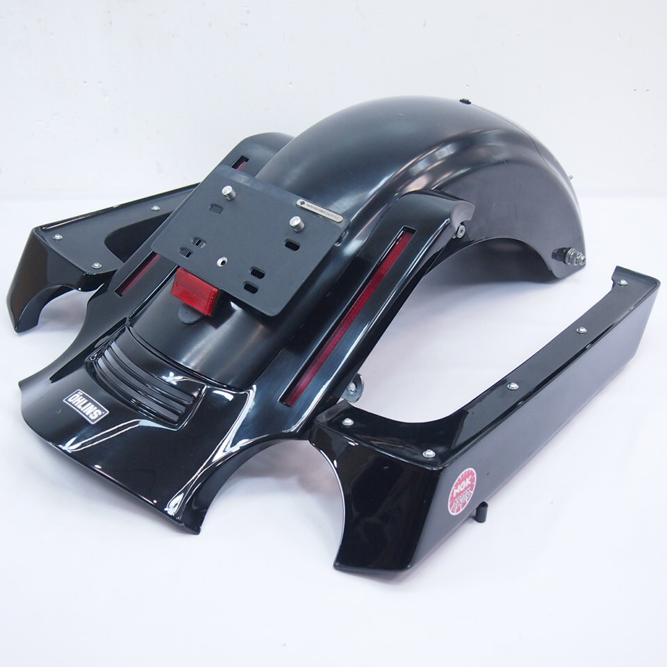 ハーレーツーリングリアフェンダー Amazon | HUILI-JPHOME CVO スタイル リア フェンダー システム