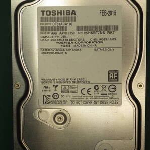 TOSHIBA 3.5int HDD SATA DT01ACA100 1TB 動作確認済 送料無料(1000012)