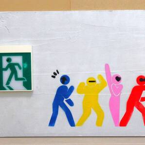 送料無料!THE OVER ALLs(オーバーオールズ)「HIJYOUGUCHI」(非常口)山本 勇気(Yuki Yamamoto) 真作 スーパー戦隊