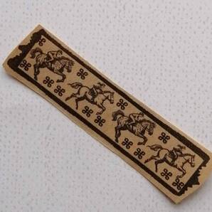 1358 馬 マステ風 飾り線 はんこ ハンコ ヴィンテージ アンティーク スタンプ ゴム印 ラバースタンプ イラスト 午年 乗馬 競馬 年賀状