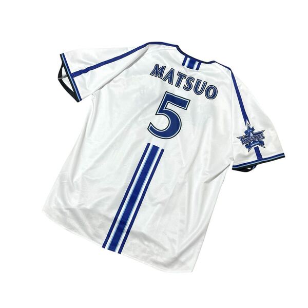 横浜DeNAベイスターズ 横浜ベイスターズ 松尾汐恩 松尾 5 ハイクオリティーレプリカユニフォーム 2024ホーム 3XOサイズ