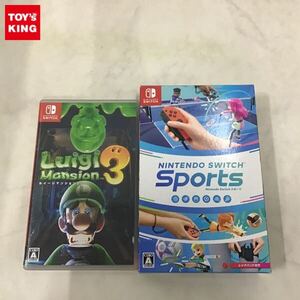 1円〜 Nintendo Switch ルイージマンション3 Nintendo Switch Sports レッグバンド付き
