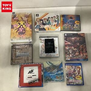 1円〜 未開封 PSP 化物語ポータブル 初回限定生産版 PS VITA閃の軌跡II 限定ドラマCD同梱版 PS PlayStation 20世紀ストライカー列伝 他