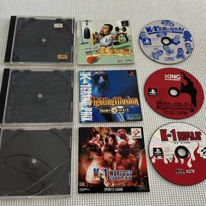 25-PS-877-T 動作品 プレイステーション K-1ワールドグランプリ2001 K-1王者になろう ファイティングイリュージョン セット