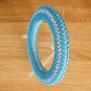 ★弓道 工芸品 籐&クラフト細工 弦巻(大) オーシャンブルー(青がら)/918★