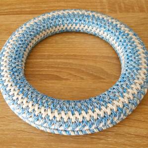 ★弓道 工芸品 籐&クラフト細工 弦巻(大) がらあみ(青)/999★