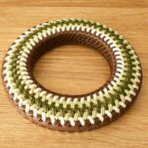 ★弓道 工芸品 籐&クラフト細工 弦巻 茶系/934★