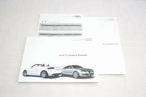  prompt decision price * Audi TT coupe / Roadster ( 8JBWA / 8JCCZF / 8JBWA ) 2009 year 8 month catalog + price table [6151]