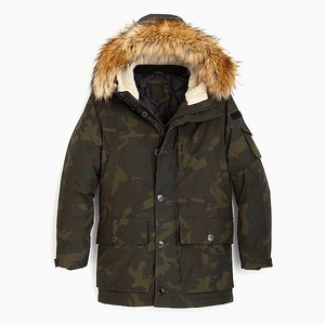 SALE！【新品】サイズ:XL J.CREW ジェイクルー Nordic down parka in camo with eco-friendly PrimaLoft ダウンジャケット DARK CAMO 3