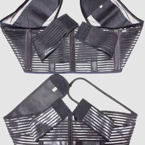 腰痛用 腰ベルト(接骨院購入品) LL幅広、細目各1点 短期使用品