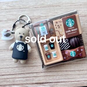 ガチャ詰めポーチ クマ店長のcoffee shop ブラック店長バージョン