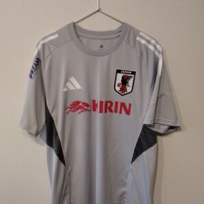 サッカー日本代表 トレーニングシャツ グレー