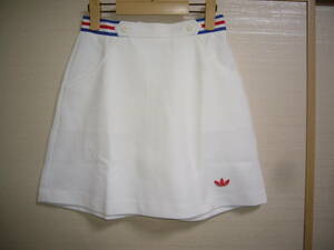  Adidas 80*s Vintage юбка белый × синий красный белый трехцветный 11 размер 