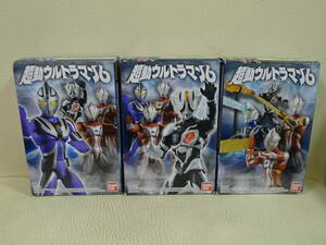 バンダイ 食玩 超動 ウルトラマン6 03.ウルトラマンアグル 04.キリエロイド 05.拡張パーツセット 3種