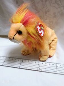 ^Ty Beanie babes Beanies soft toy lion 