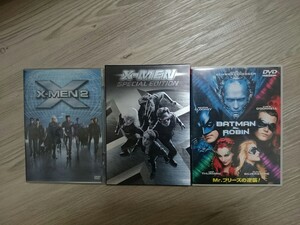 X-MEN 1 2 バットマン&ロビン DVD3枚セット