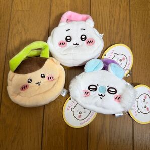 新品未使用 アミューズメント専用景品 ちいかわぬいふわトートミニ3点セット