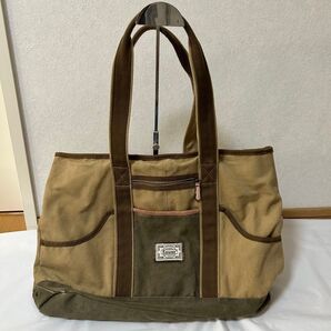 Rename リネーム キャンバス トートバッグ カーキ ブラウン