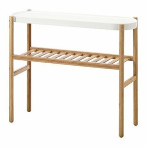 IKEA plan to stand SATSUMAS bamboo 70 cm white postage Y750!