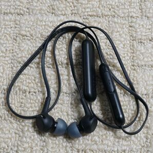 ソニー 重低音 ワイヤレスイヤホン WI-XB400(B)ブラック (#1) ※美品