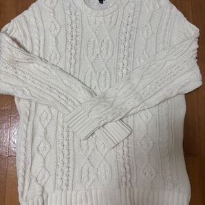 GAP/ギャップ 白無地ニット オーバーサイズ