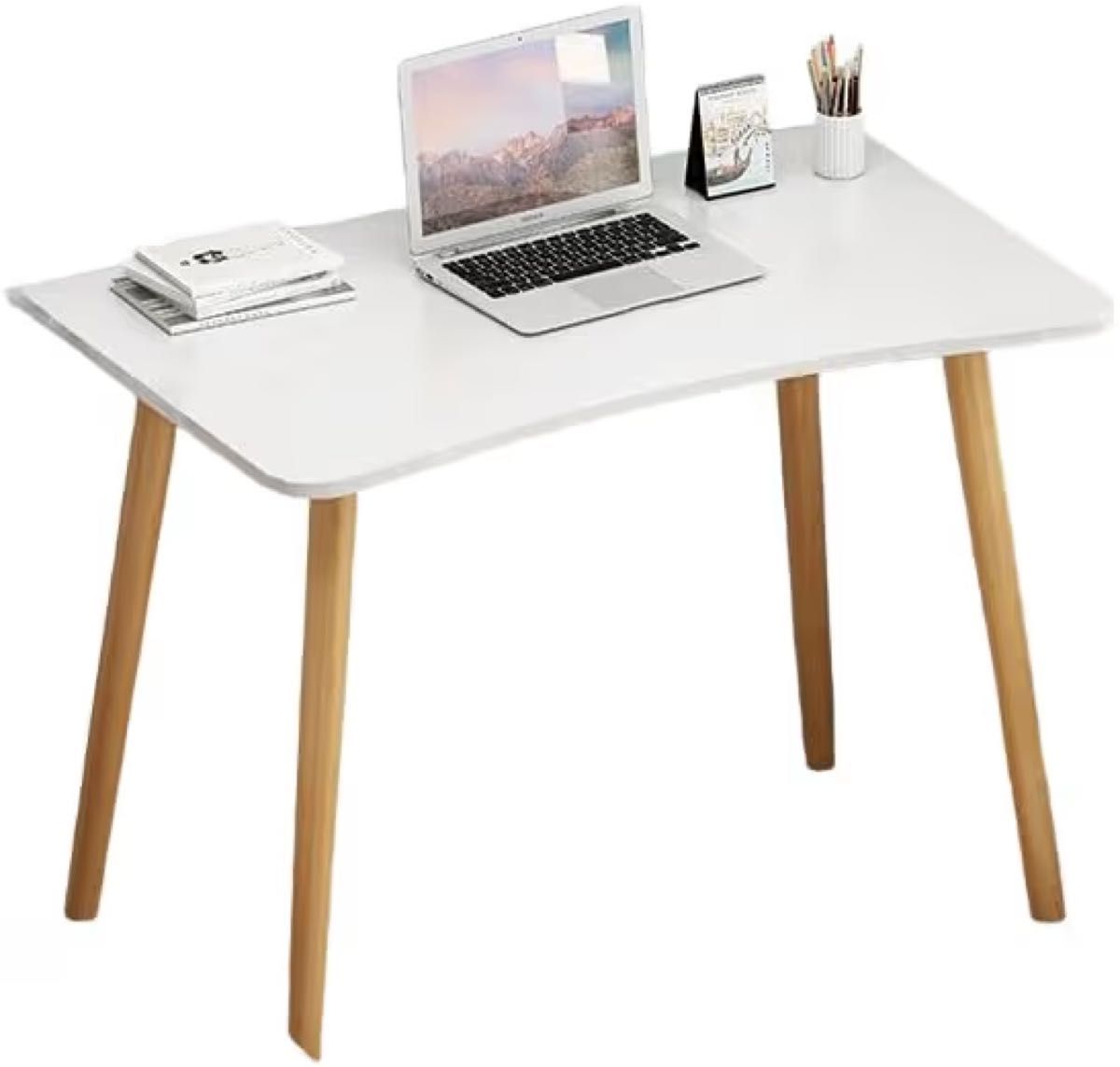 テーブル デスク パソコンデスク 勉強机 ホワイト 幅60cmX奥行き40cmX高さ72cm ゲーミングデスク 組立簡単