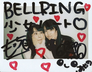Bellring Girl Heart подписано Polaroid Photo Photo Product ①