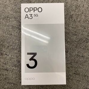 新品未使用・一括購入・OPPO A3 5G ブラック