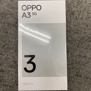 新品未開封・一括購入・OPPO A3 5G ブラック