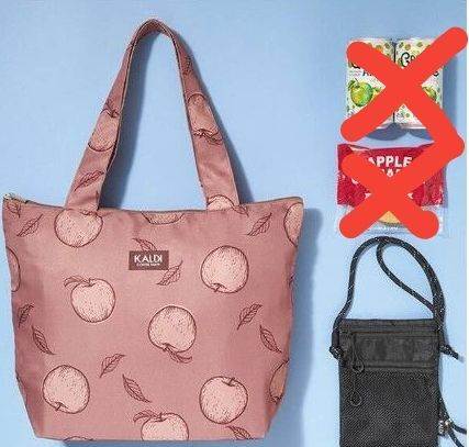 カルディ りんご柄 エコバッグ トートバッグ ショルダーバック