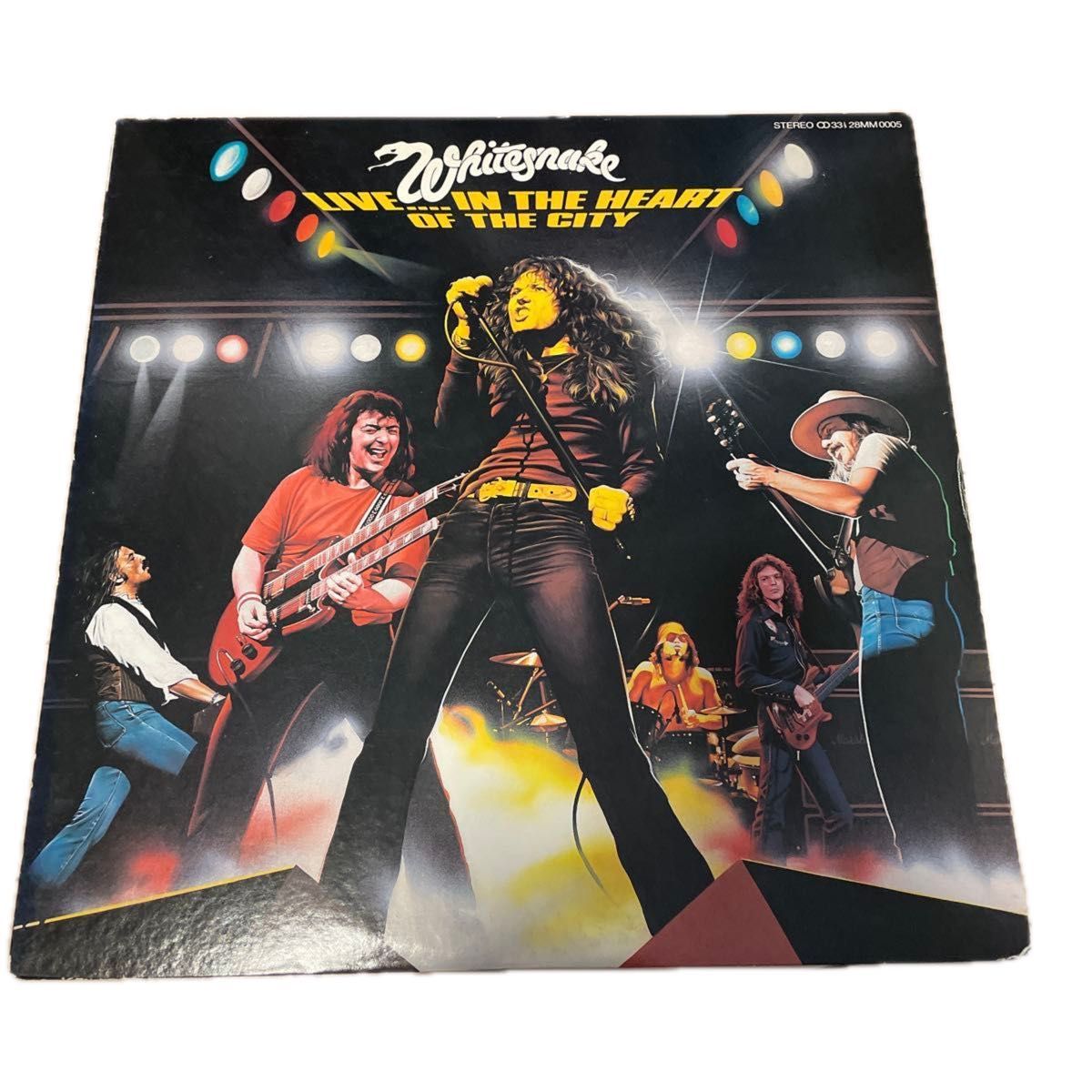 Whitesnake LIVE IN THE HEART OF THE CITY ライブ盤 レコード 