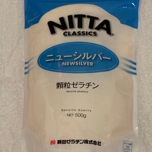 新田ゼラチン ニューシルバー 顆粒 500g ボディケア美容(手作りコスメ)お肌ピチピチ、関節ケア、スキン・ヘアケア、コラーゲン