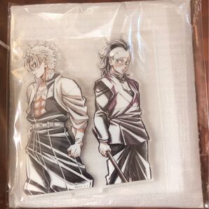 鬼滅の刃 ufotable 柱稽古編 リアルタイムカフェ 描き下ろしイラスト 背景付き アクリルスタンド 不死川実弥 玄弥