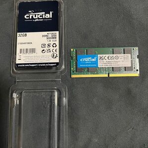 レア品★32GB★クルーシャル★crucial★DDR4-3200ノート用メモリ★PC4-SODIMM