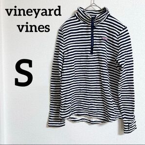 vineyard vines 【S】ストライプ 長袖シャツ ネイビー/ホワイト
