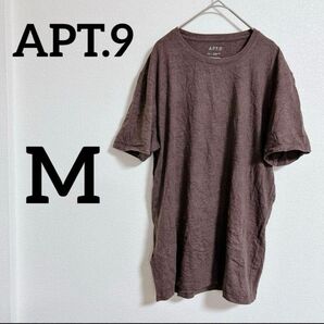 レア APT.9 アプトナイン【M】ブラウン Tシャツ シンプル レディース